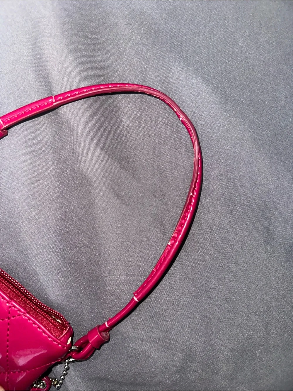 Coach Quilted Leather Wristlet - Pink